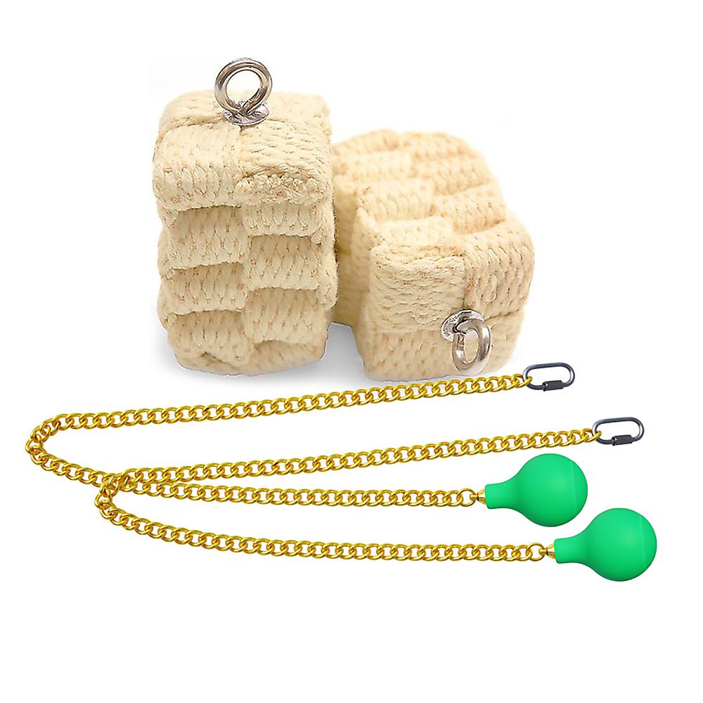 Pair of Pro Large Block Fire Poi