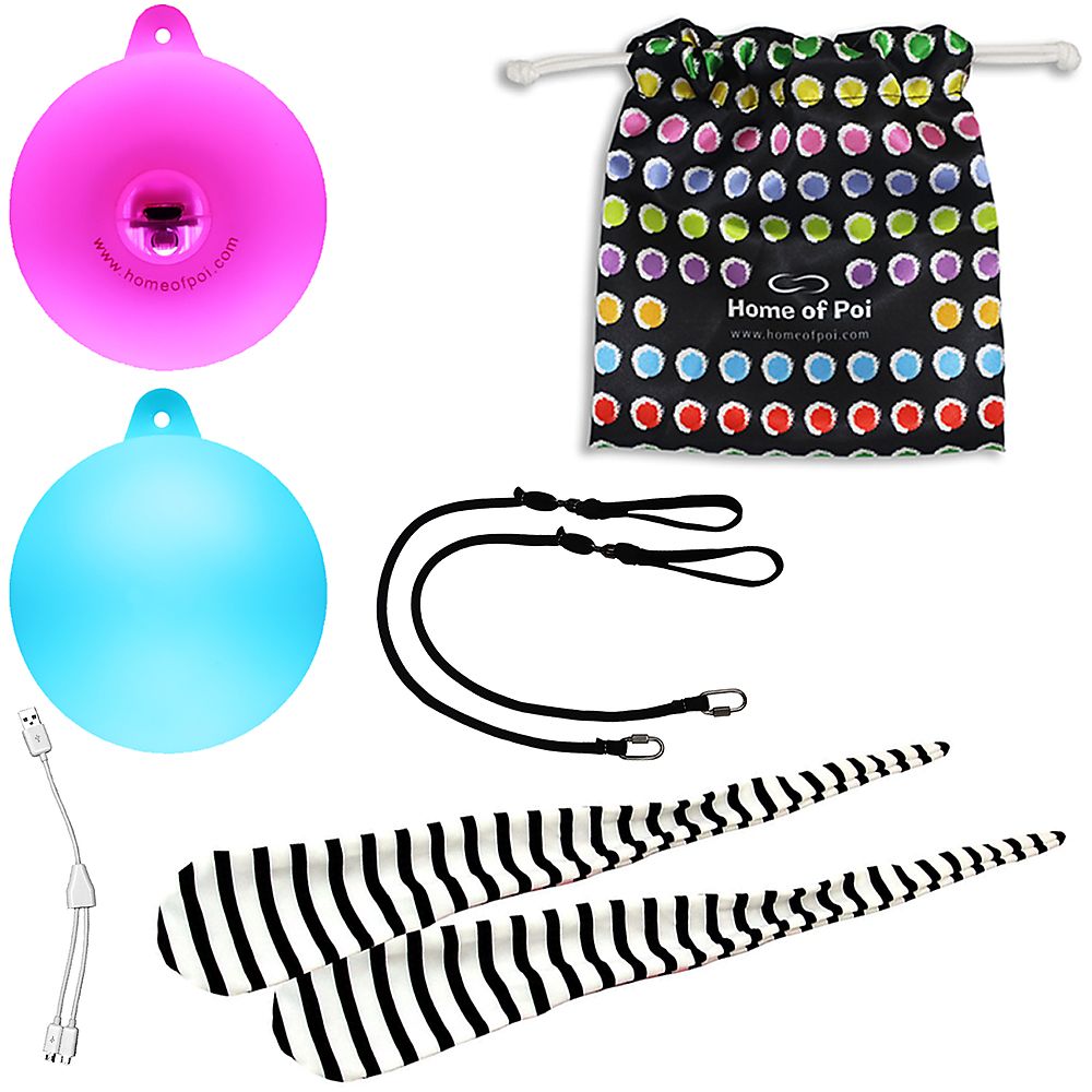 Set of Pro Multi-Function Rechargeable Poi