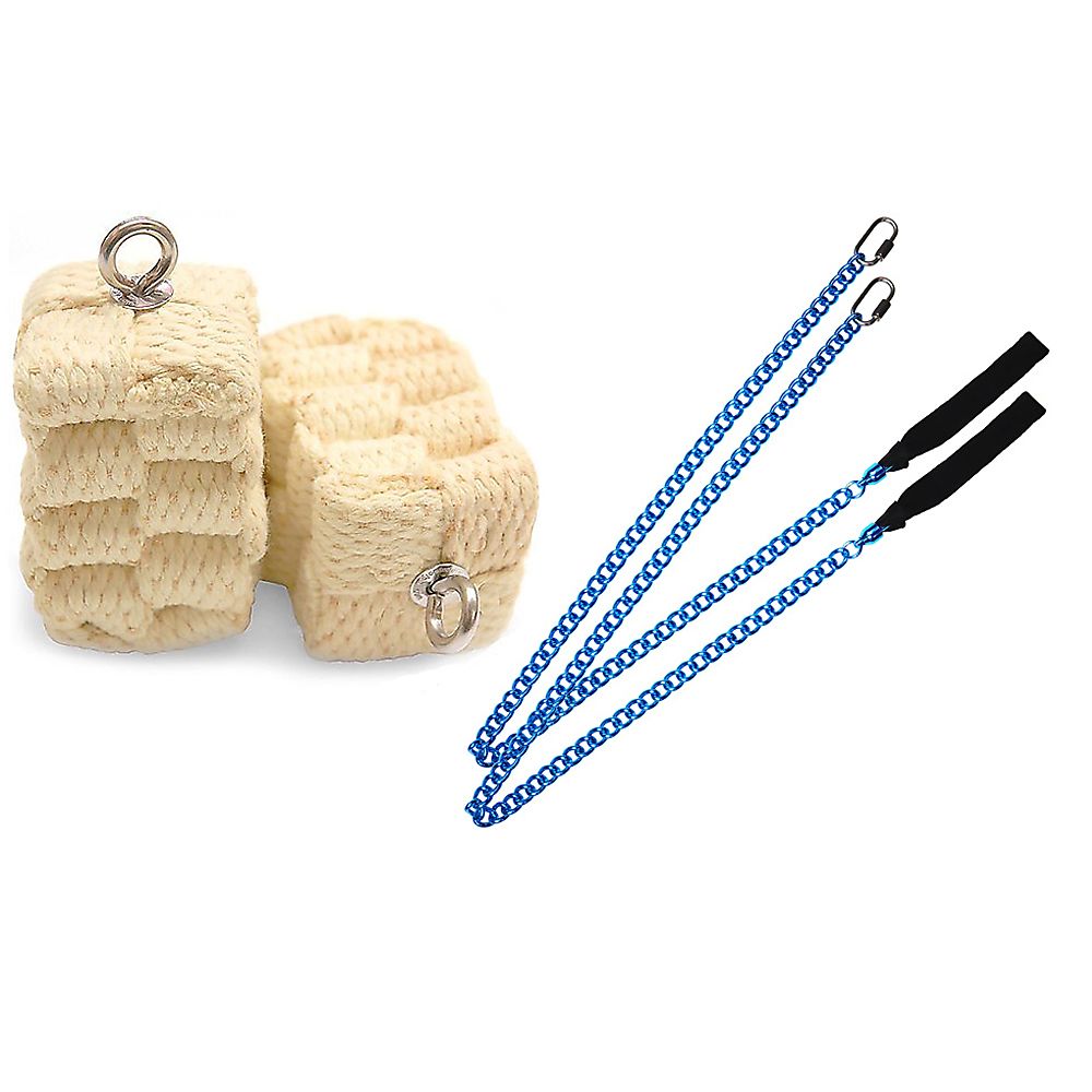 Pair of Pro Large Block Fire Poi