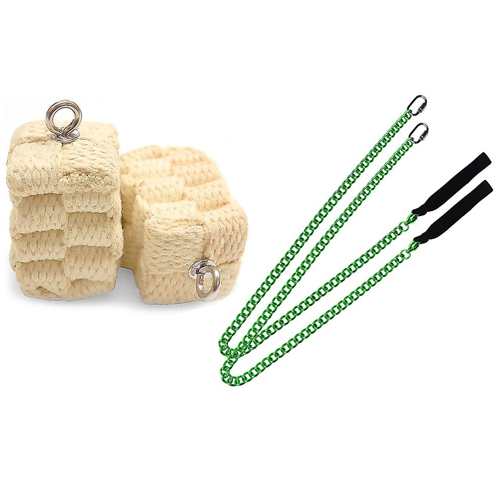 Pair of Pro Large Block Fire Poi