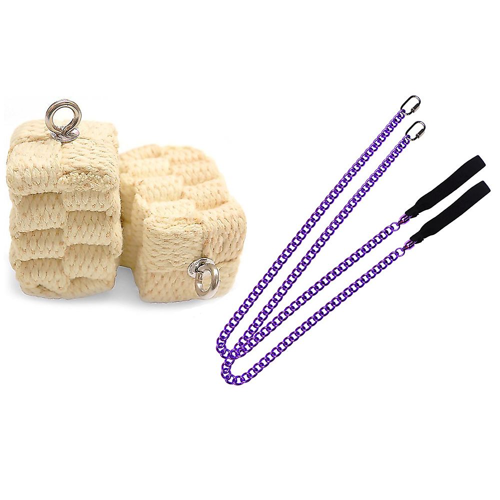 Pair of Pro Large Block Fire Poi