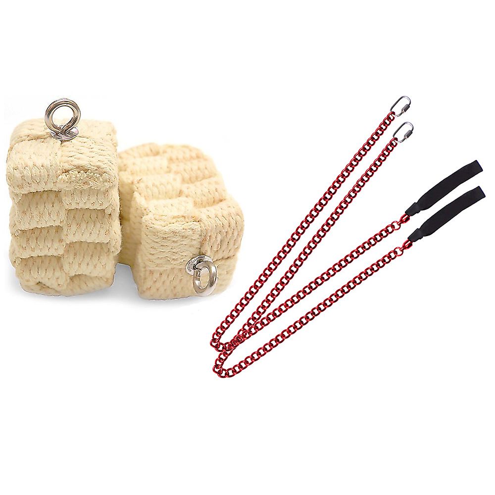 Pair of Pro Large Block Fire Poi