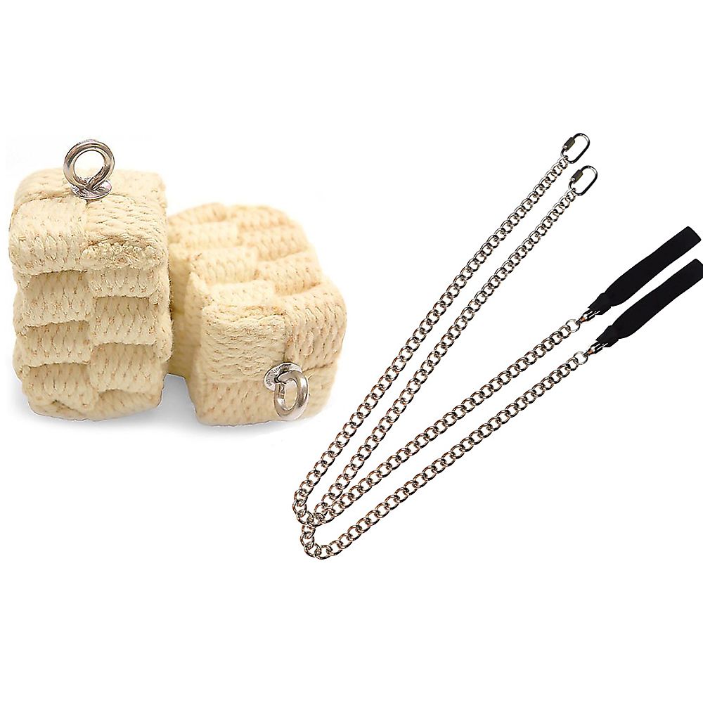 Pair of Pro Large Block Fire Poi