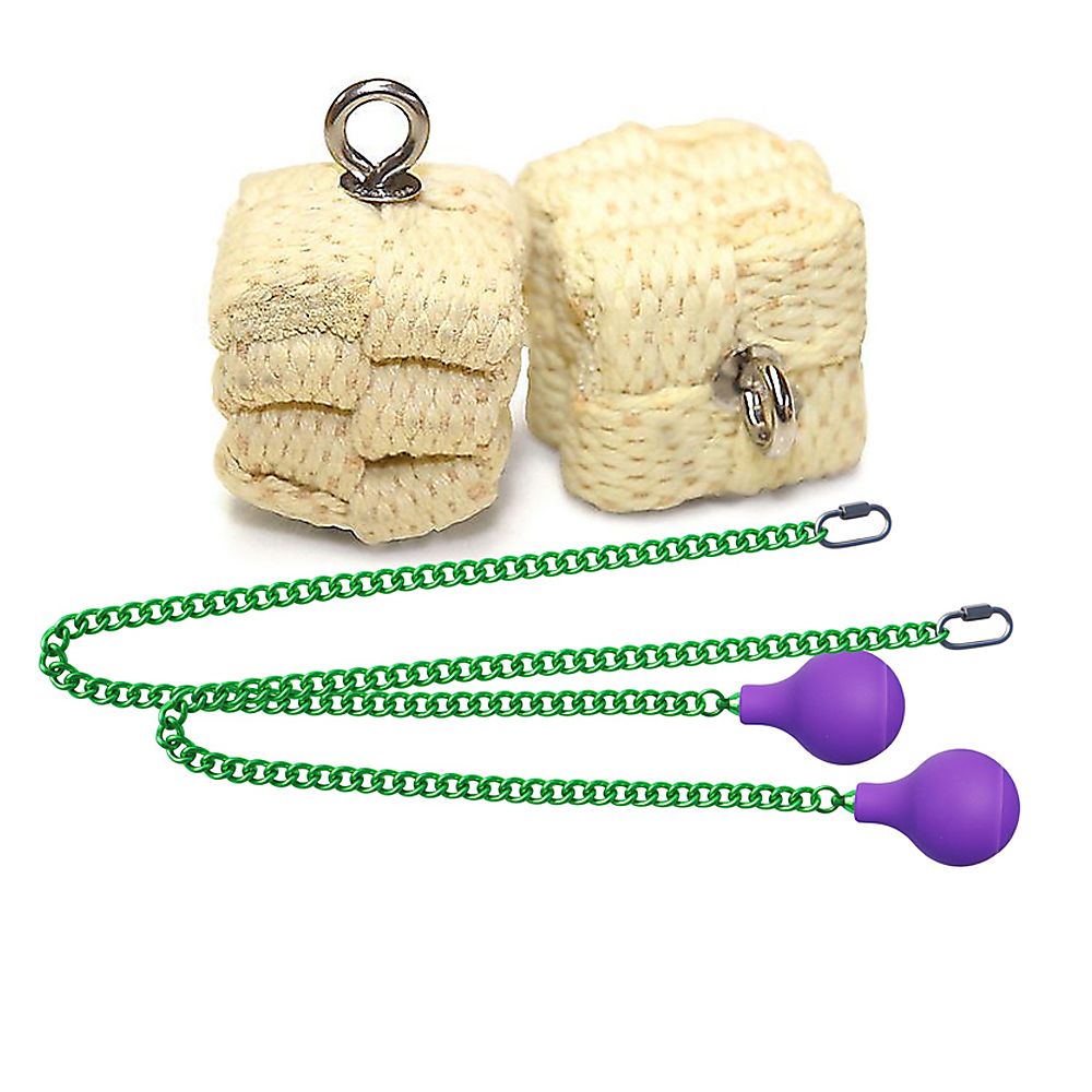 Pair of Pro Medium Block Fire Poi