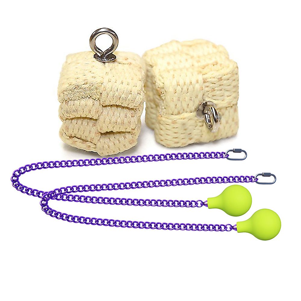 Pair of Pro Medium Block Fire Poi