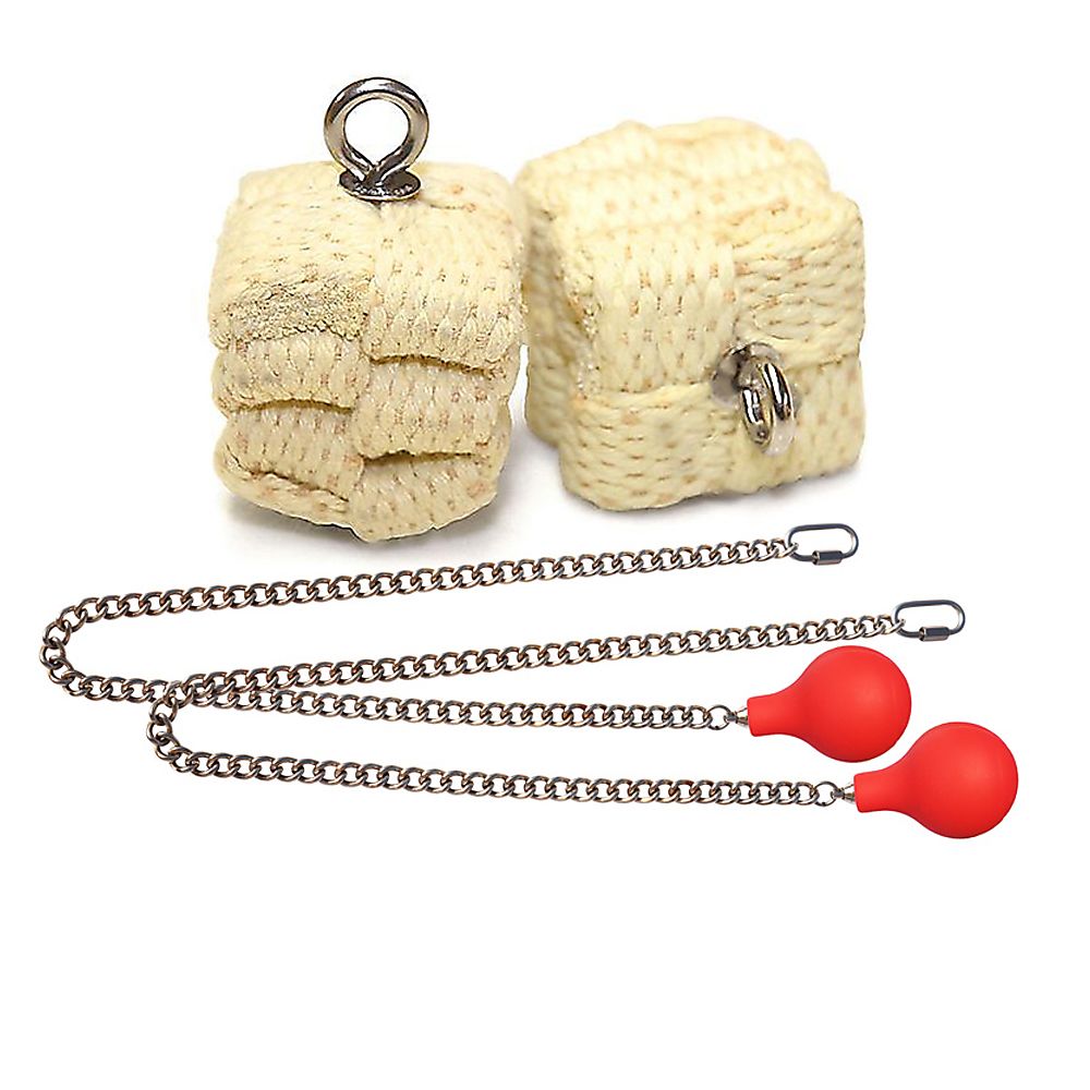 Pair of Pro Medium Block Fire Poi