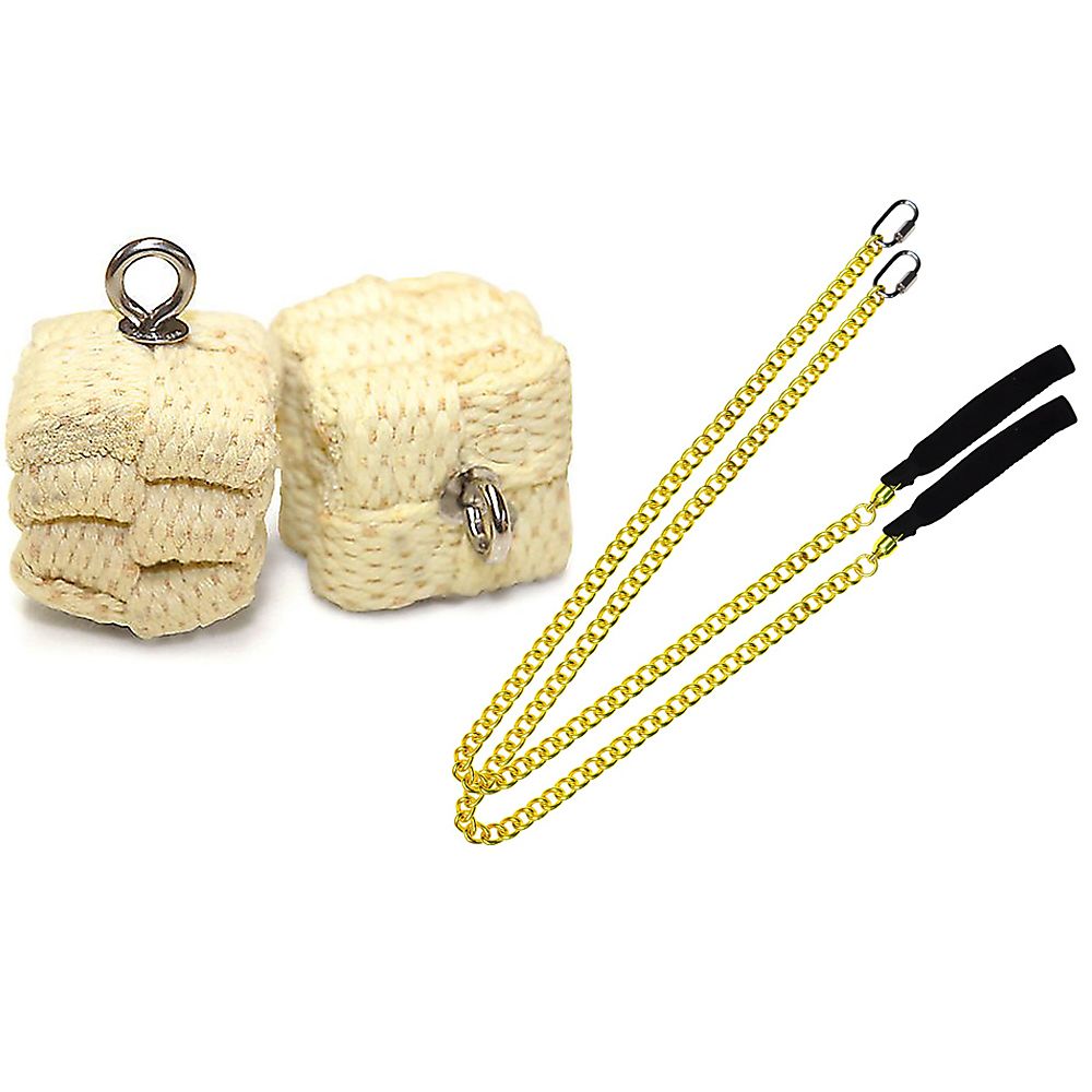 Pair of Pro Medium Block Fire Poi