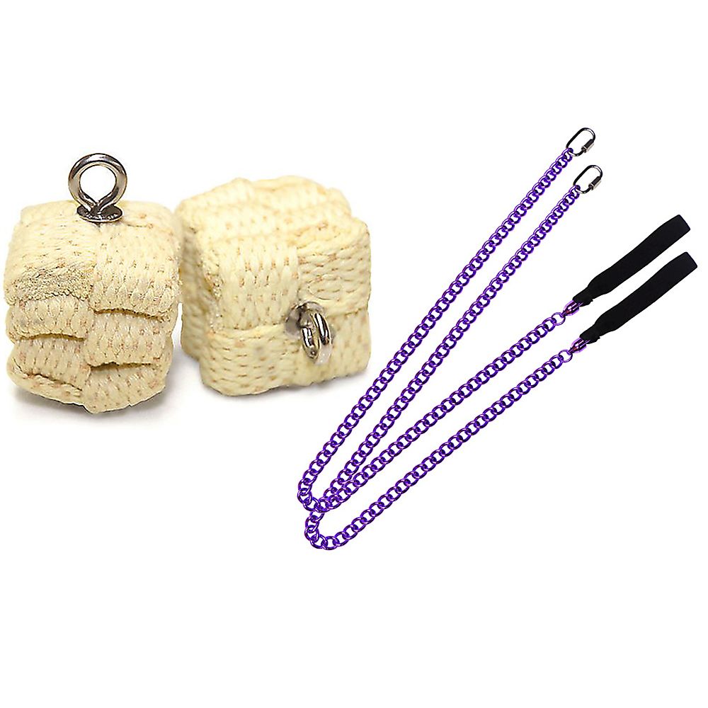 Pair of Pro Medium Block Fire Poi