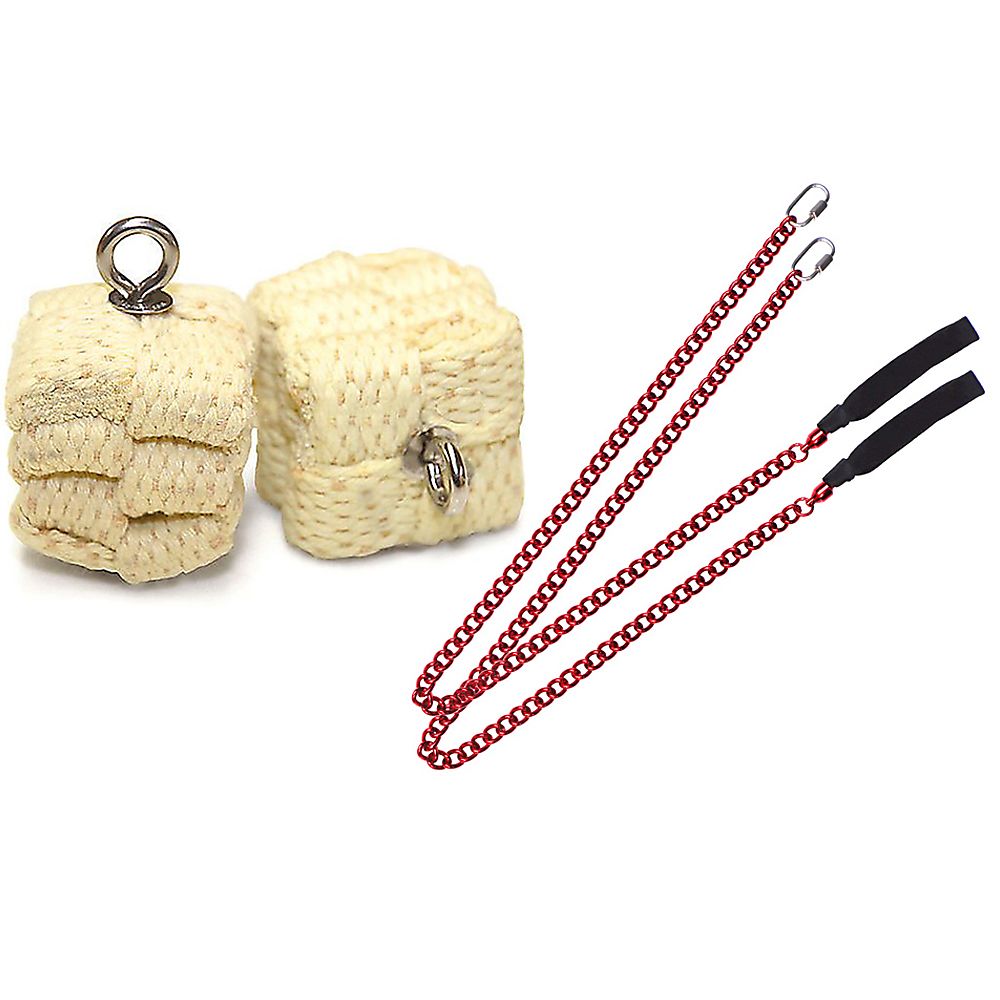 Pair of Pro Medium Block Fire Poi