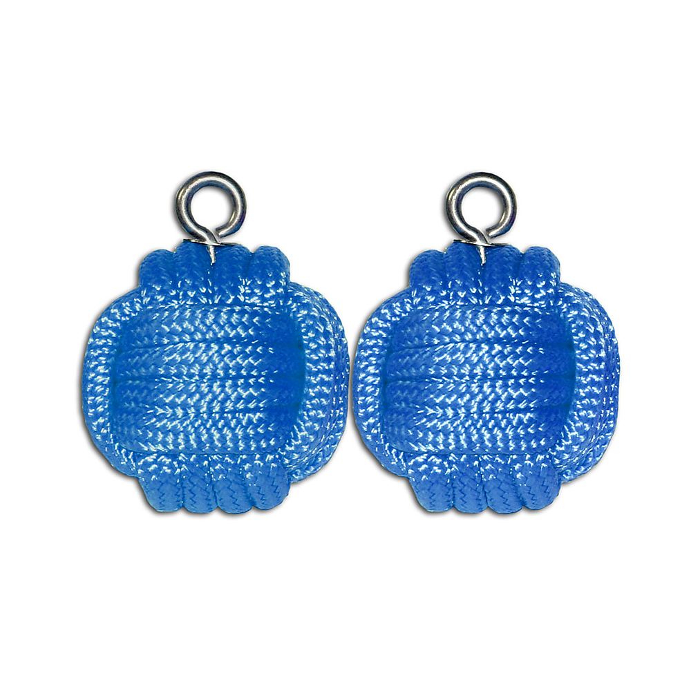 Pair of Nylon Rope Monkeyfist Poi Heads