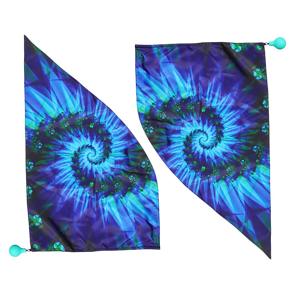 Pair of Classy Flags Poi