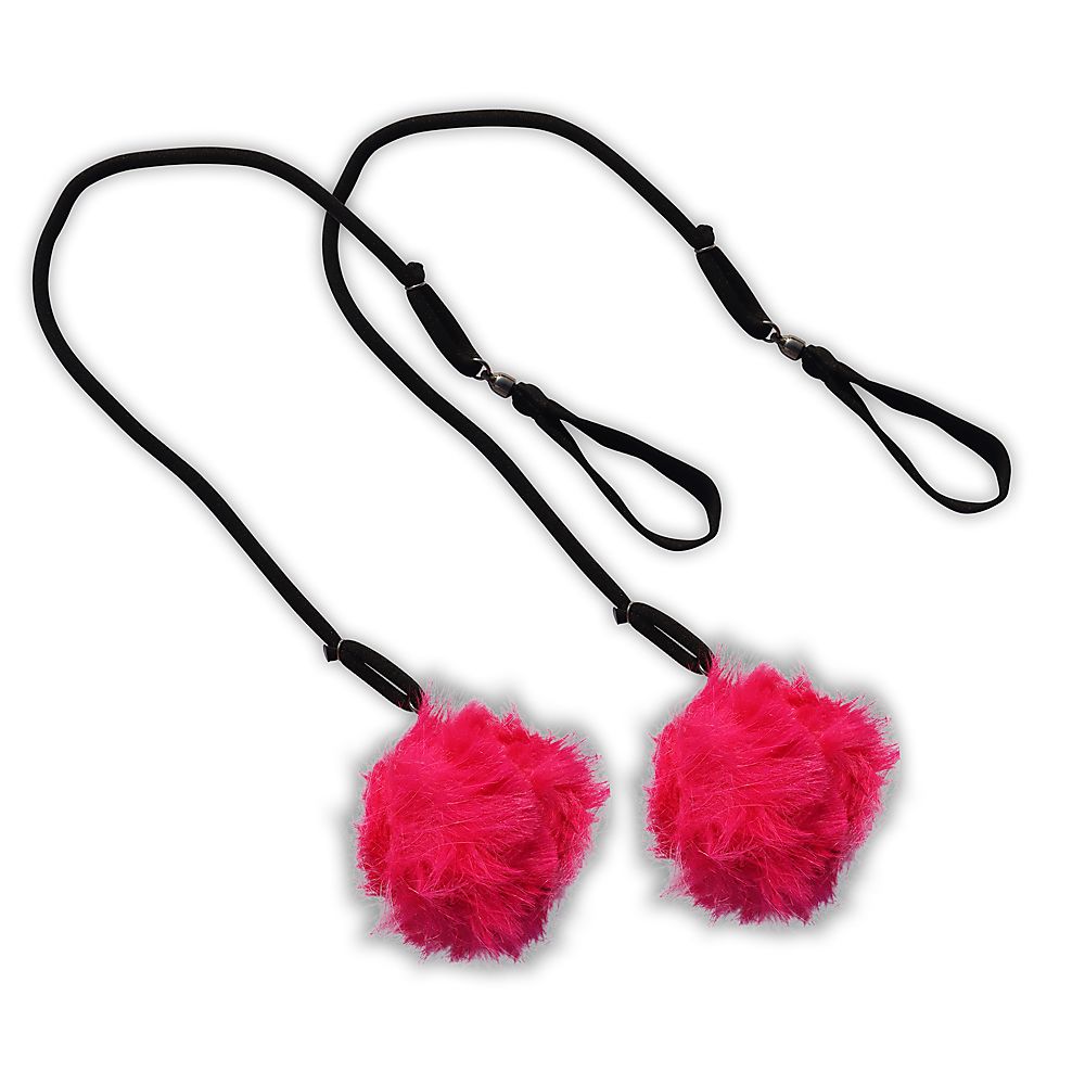 Paire de Fluffy Poi avec Pro Strap Cole Cord