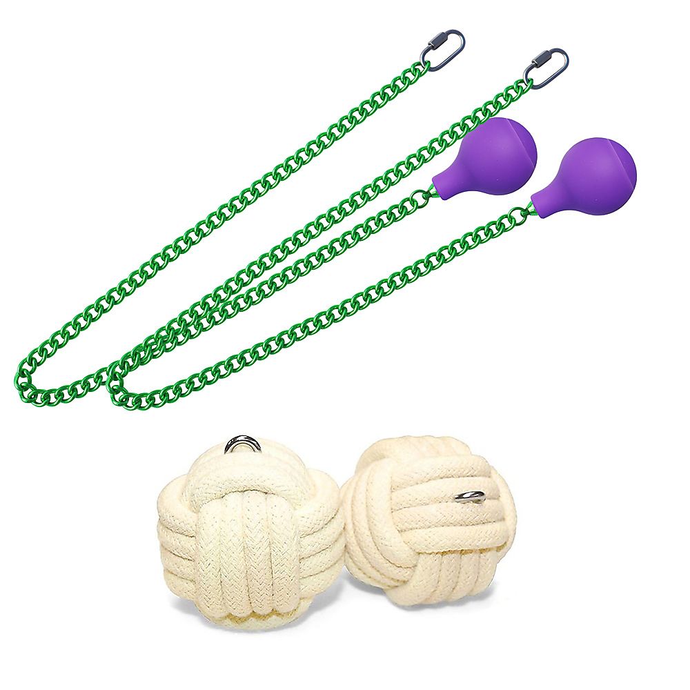 Pair of Pro Large Monkey Fist Fire Poi