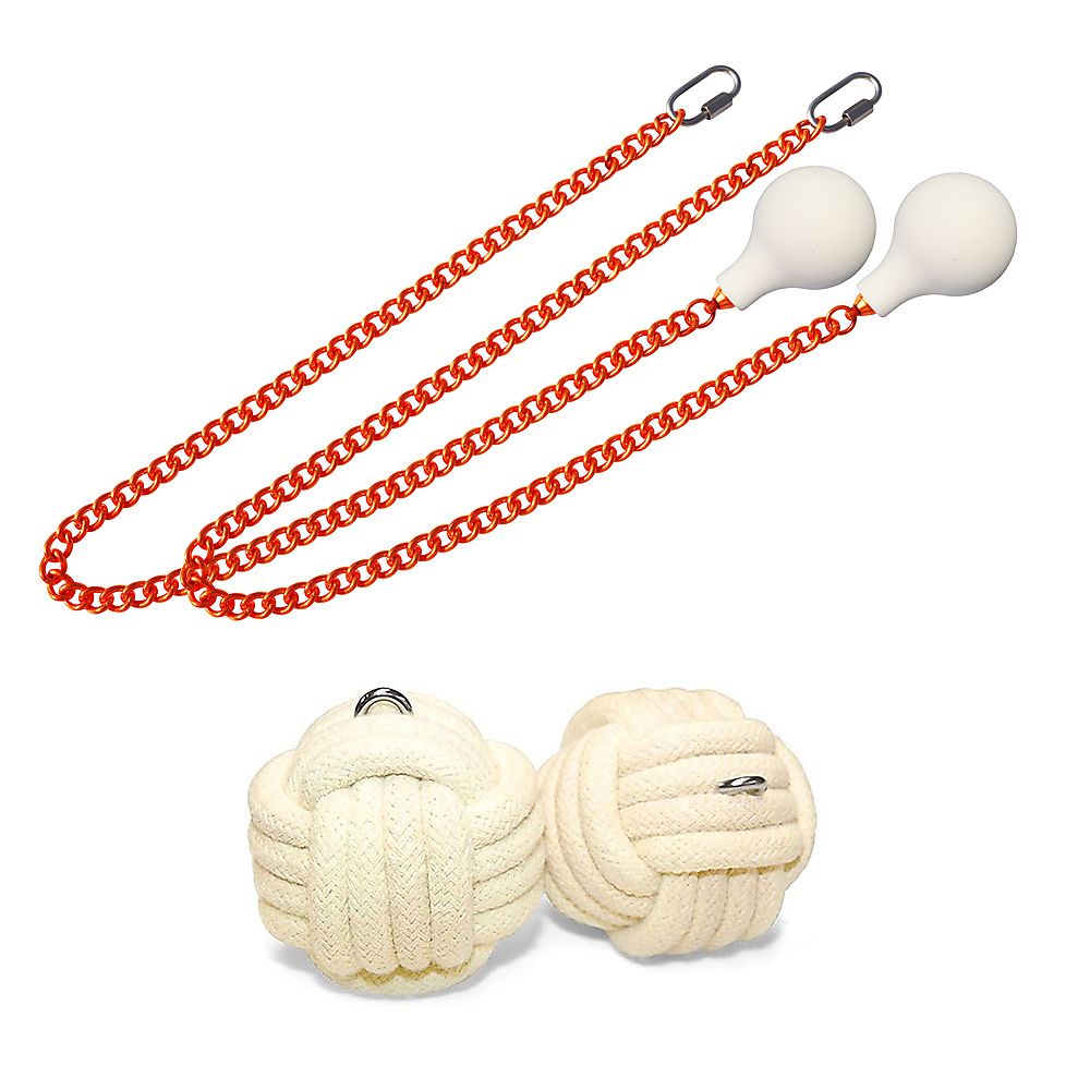 Pair of Pro Large Monkey Fist Fire Poi
