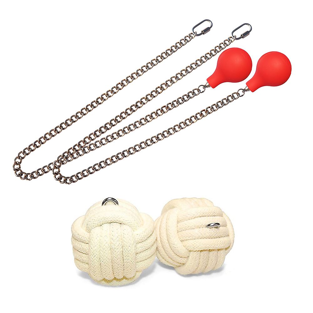 Pair of Pro Large Monkey Fist Fire Poi