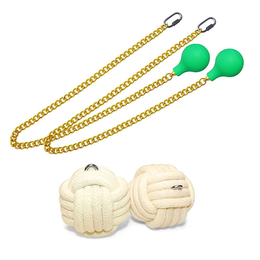 Pair of Pro Large Monkey Fist Fire Poi