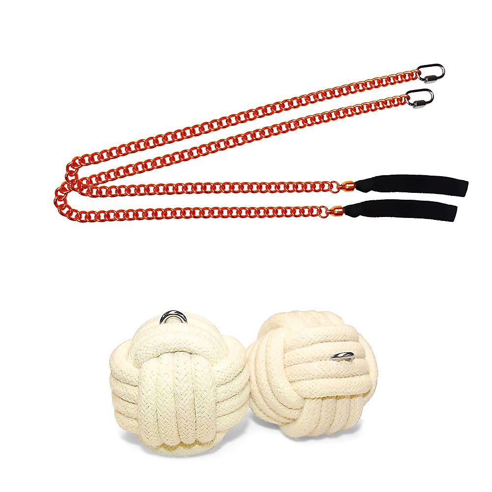 Pair of Pro Large Monkey Fist Fire Poi