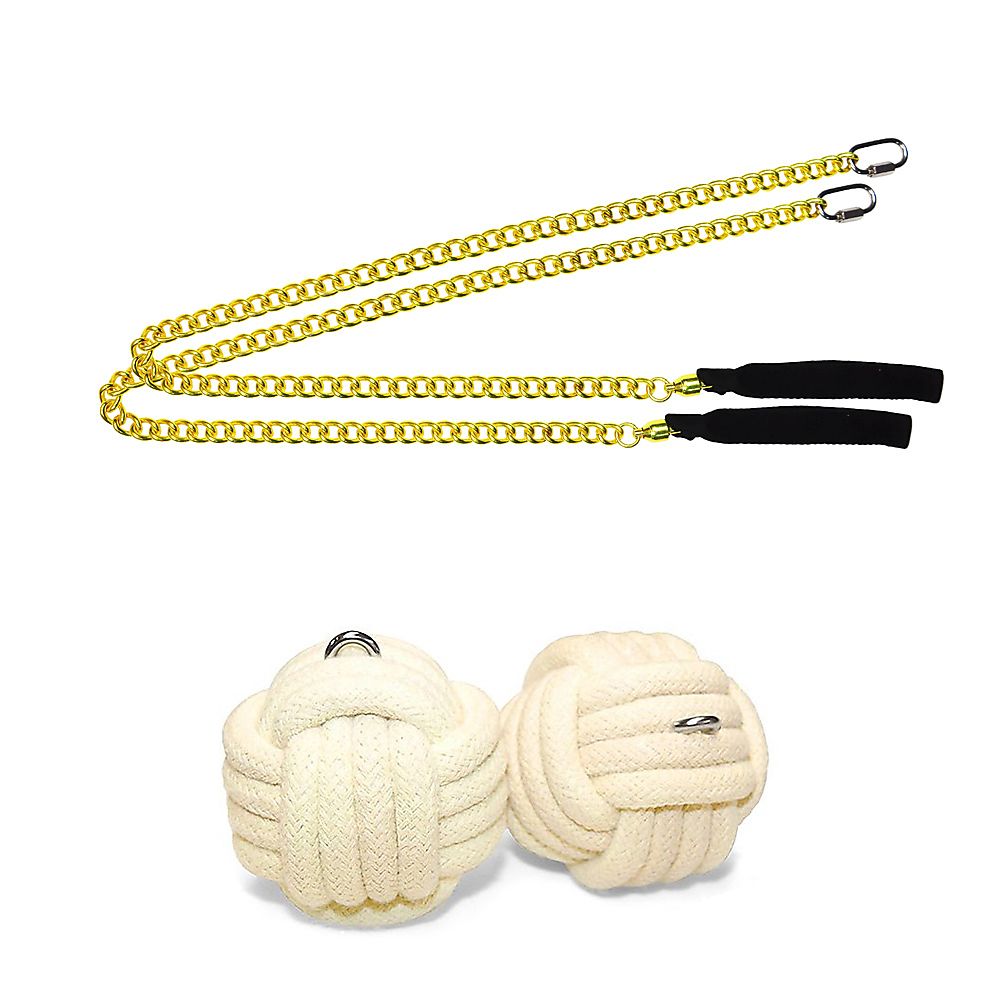 Pair of Pro Large Monkey Fist Fire Poi