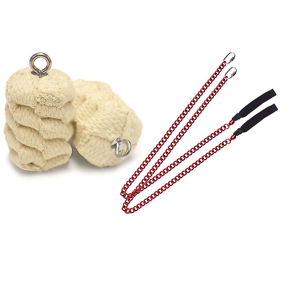 Pair of Pro Large Twista Fire Poi