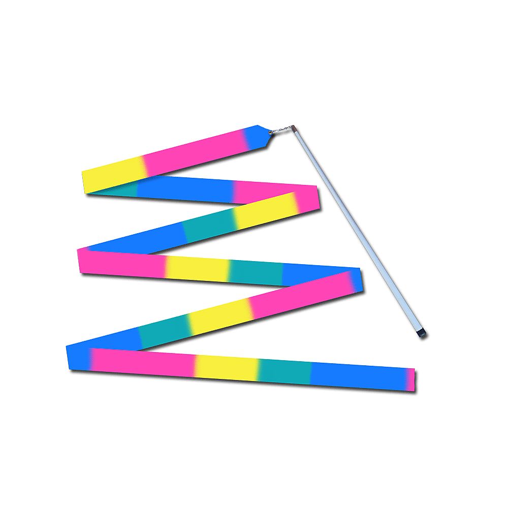 Single Twirling Rhythmic Gymnastic Ribbon