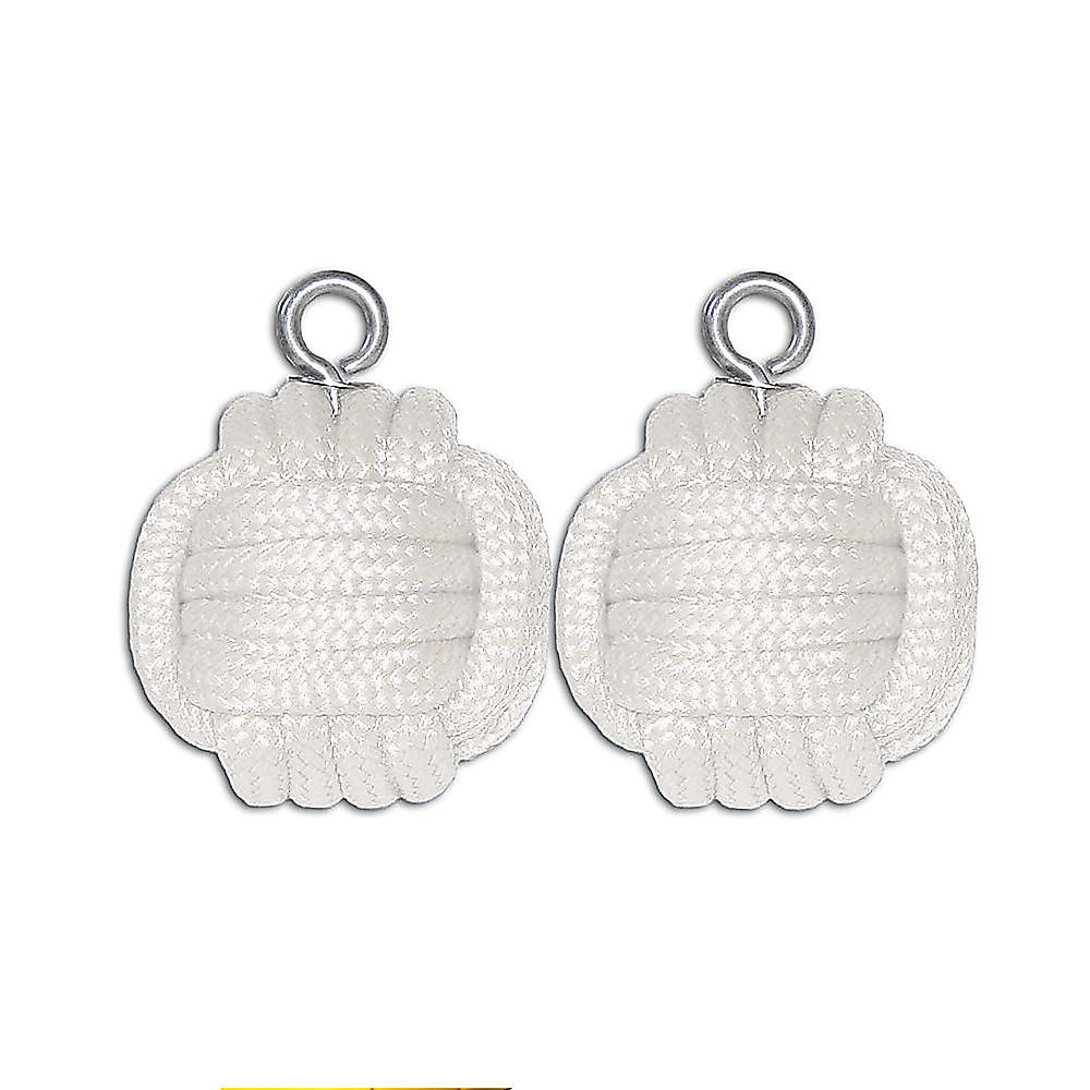 Pair of Nylon Rope Monkeyfist Poi Heads