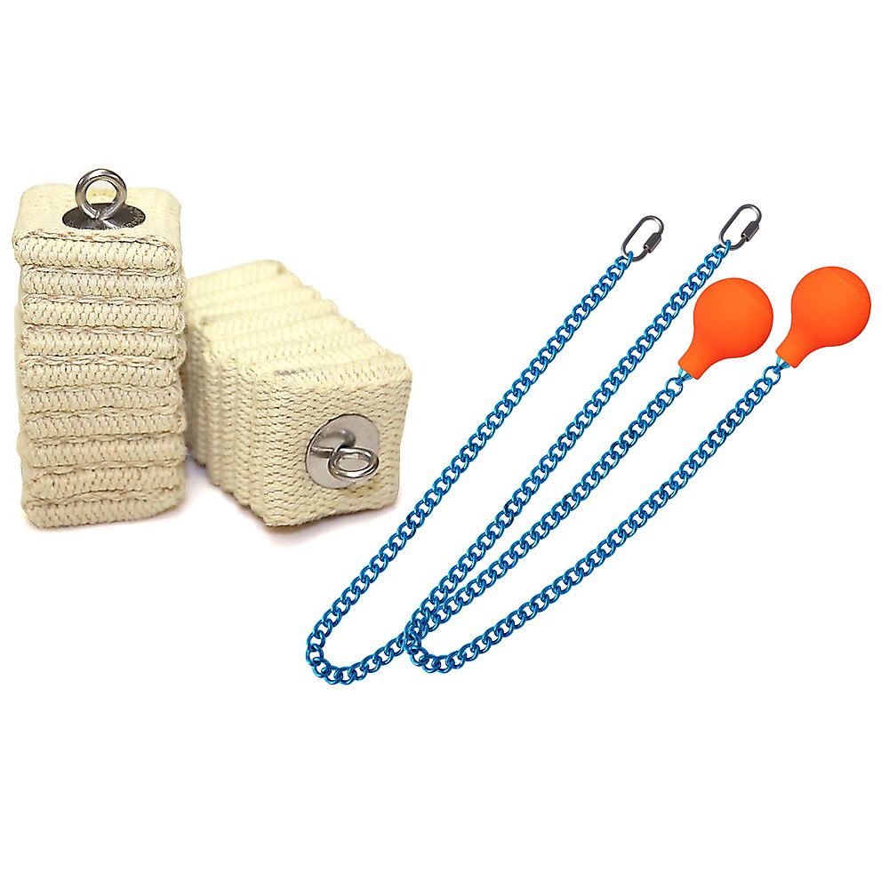 Pair of Pro Extra Large Cathedral Fire Poi