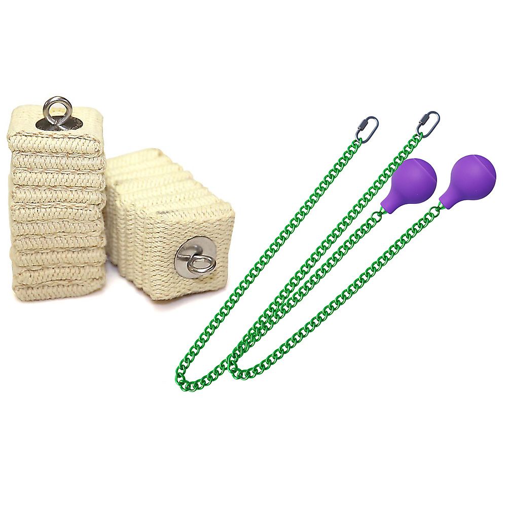 Pair of Pro Extra Large Cathedral Fire Poi