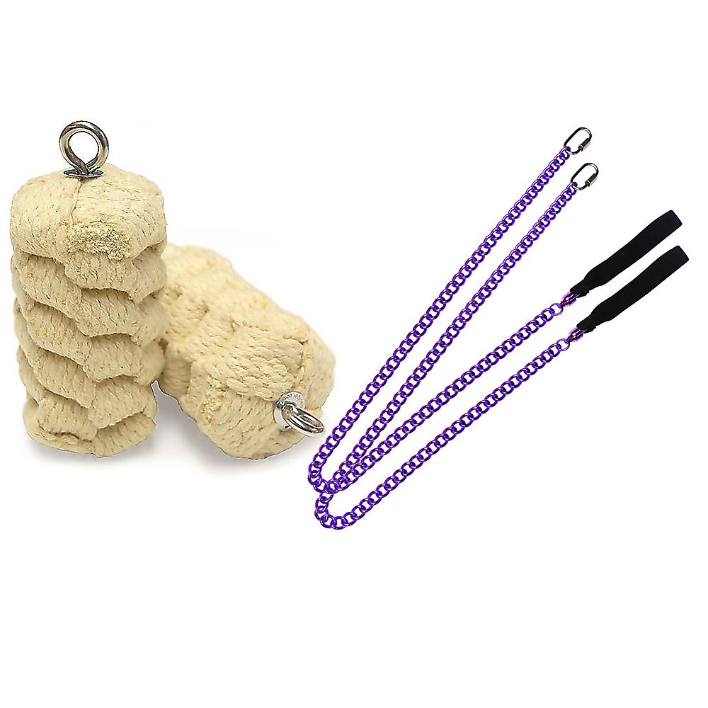 Pair of Pro Extra Large Twista Fire Poi