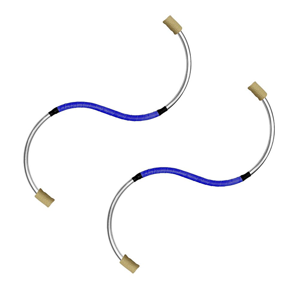 Pair of Fire S-Staffs with 2.5inch 65mm wicks