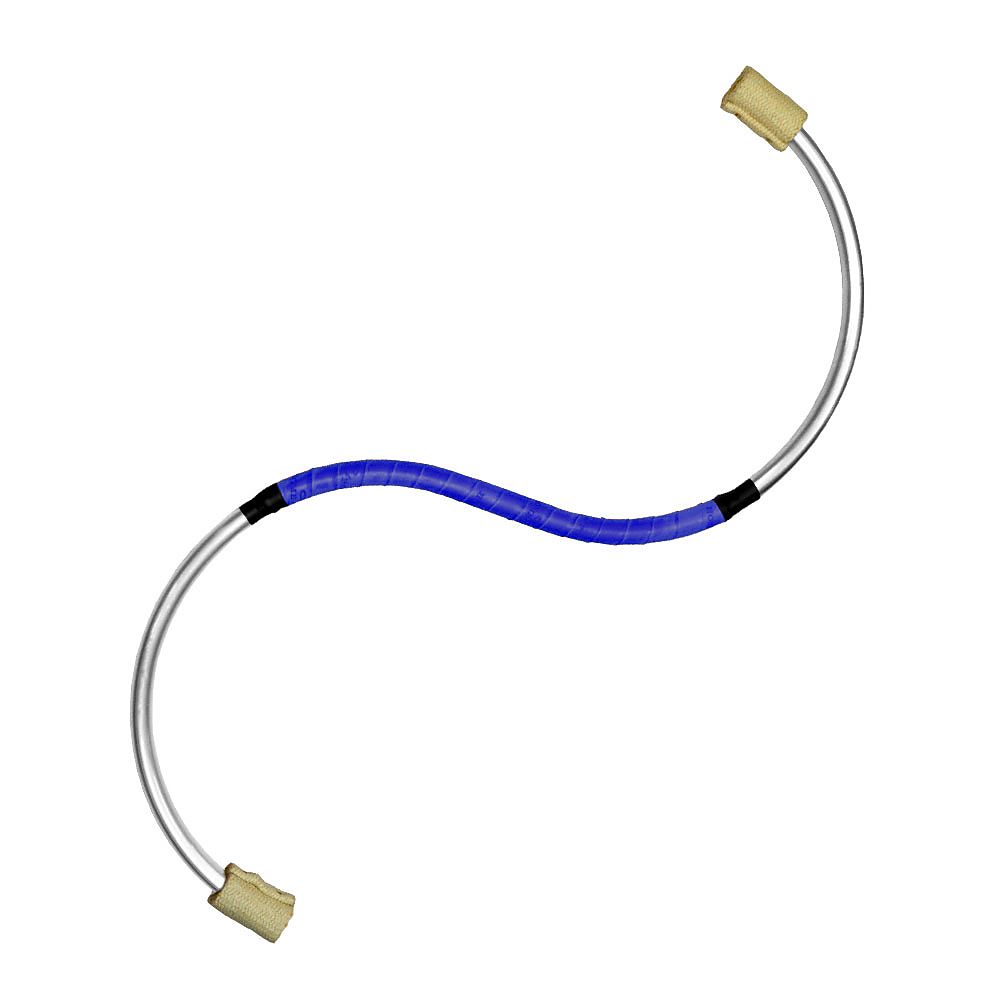 Single Fire S-Staff with 2.5inch 65mm wicks