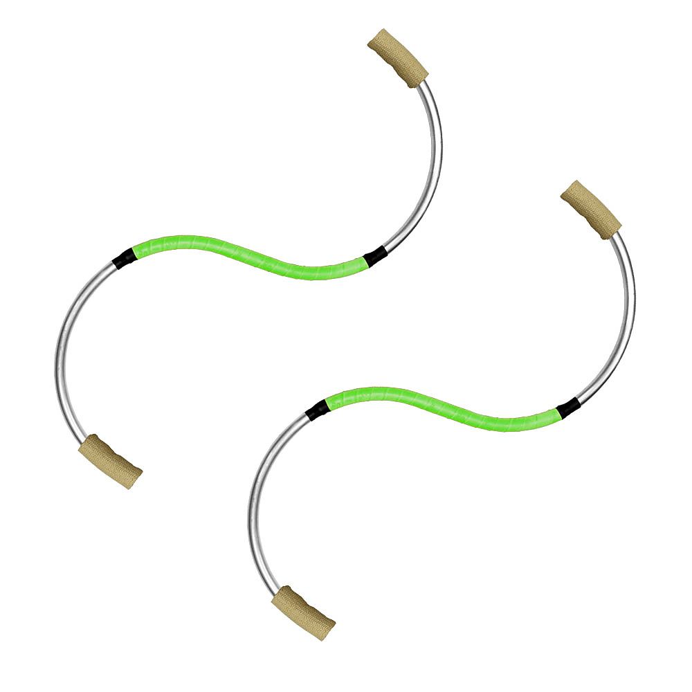 Pair of Fire S-Staffs with 4inch 100mm wicks