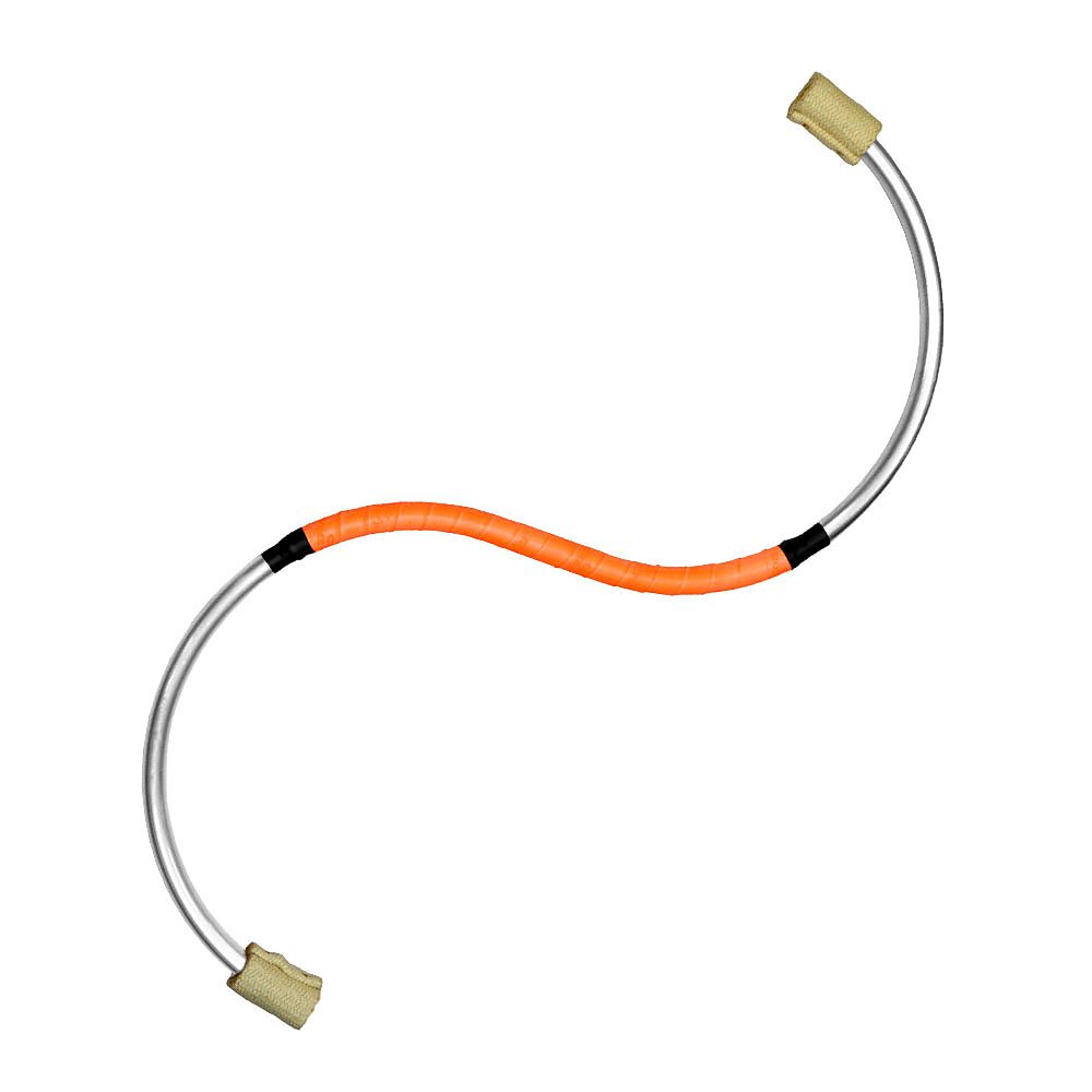 Single Fire S-Staff with 2.5inch 65mm wicks