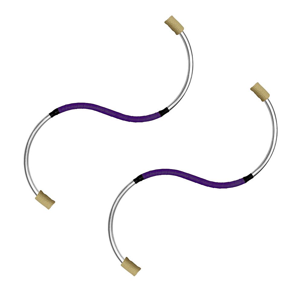 Pair of Fire S-Staffs with 2.5inch 65mm wicks