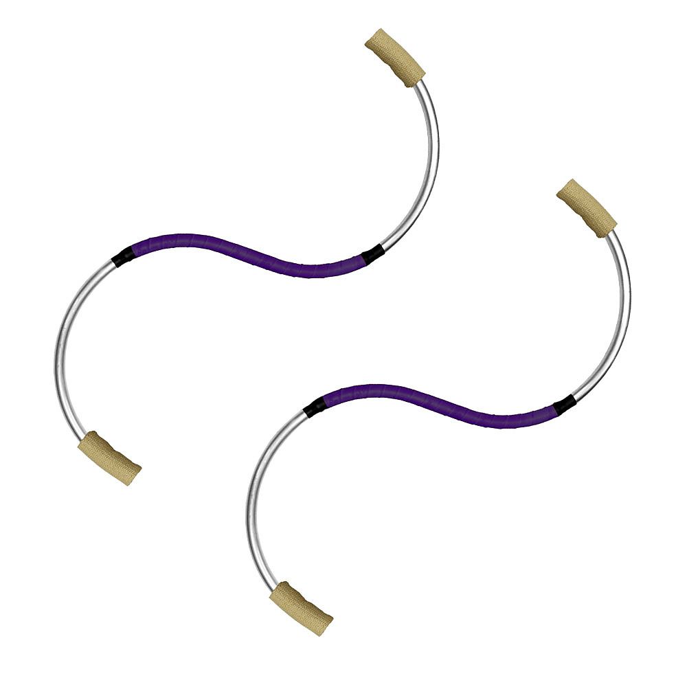 Pair of Fire S-Staffs with 4inch 100mm wicks