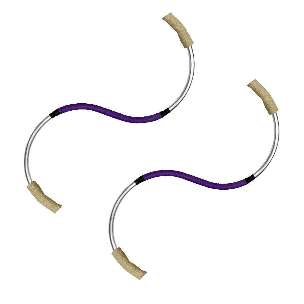 Pair of Fire S-Staffs with 6inch 152mm wicks