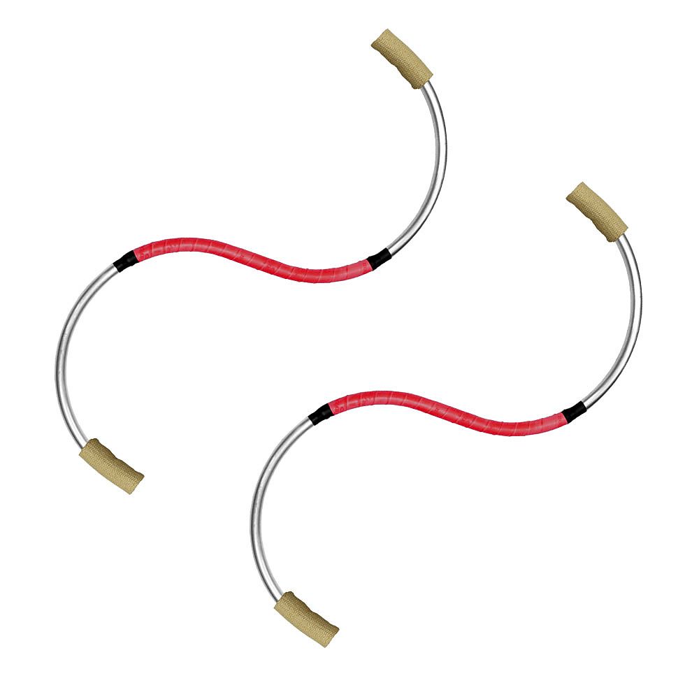 Pair of Fire S-Staffs with 4inch 100mm wicks