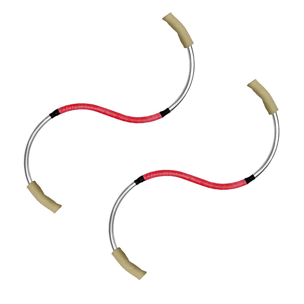 Pair of Fire S-Staffs with 6inch 152mm wicks