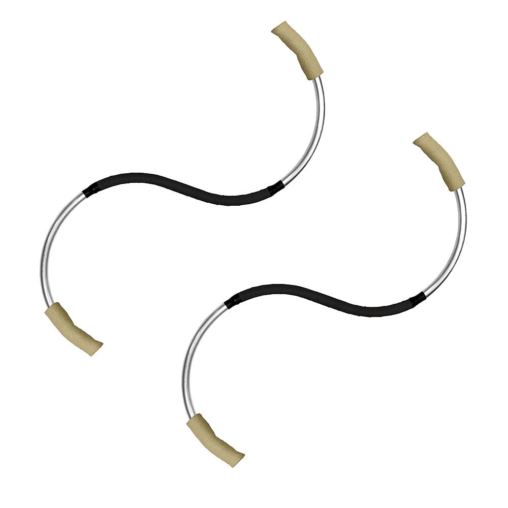 Pair of Fire S-Staffs with 6inch 152mm wicks