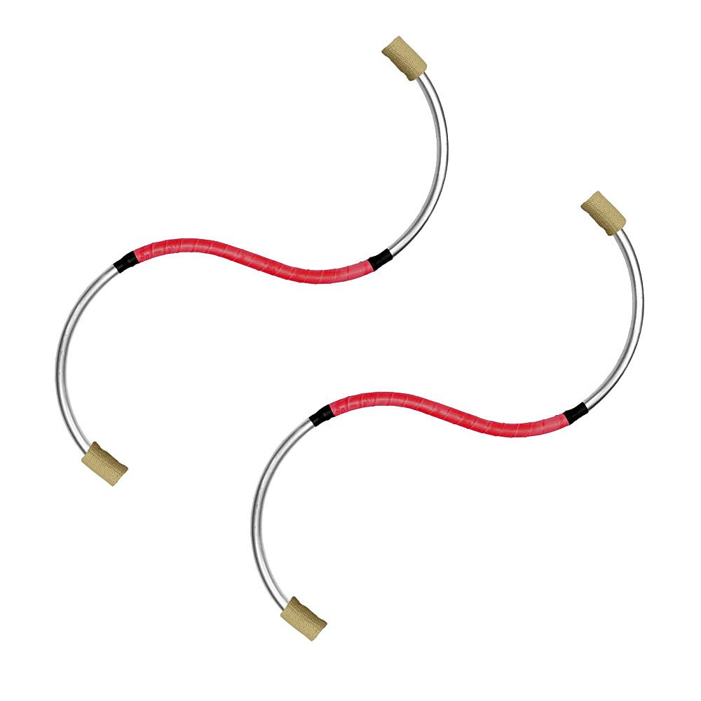 Pair of Fire S-Staffs with 2.5inch 65mm wicks