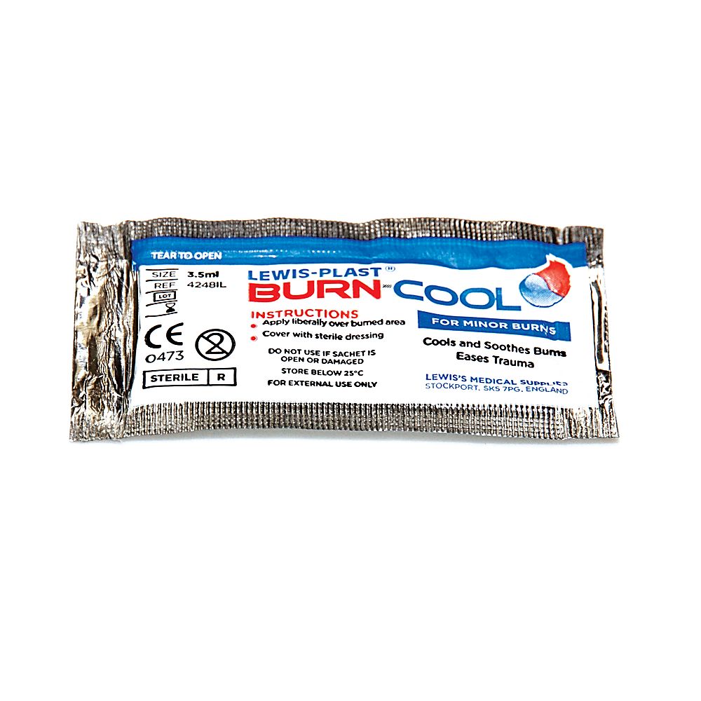 First Aid Burn Cool Liquid Gel Sachet