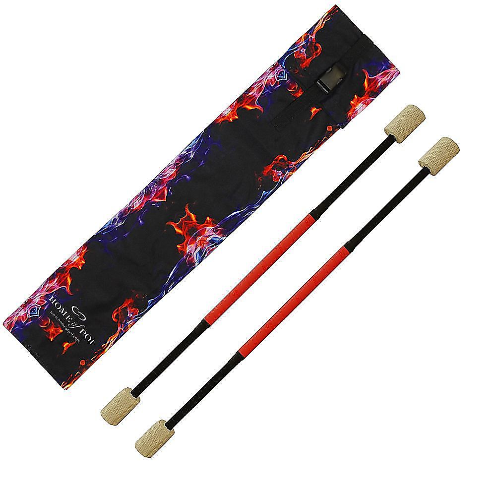 Pair of Short Twirling Fire Batons