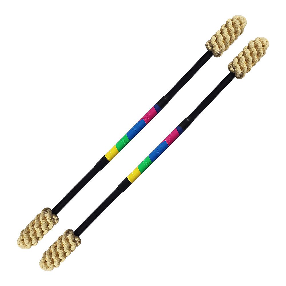 Flow Master - Short Fire Staff with Isis wicks