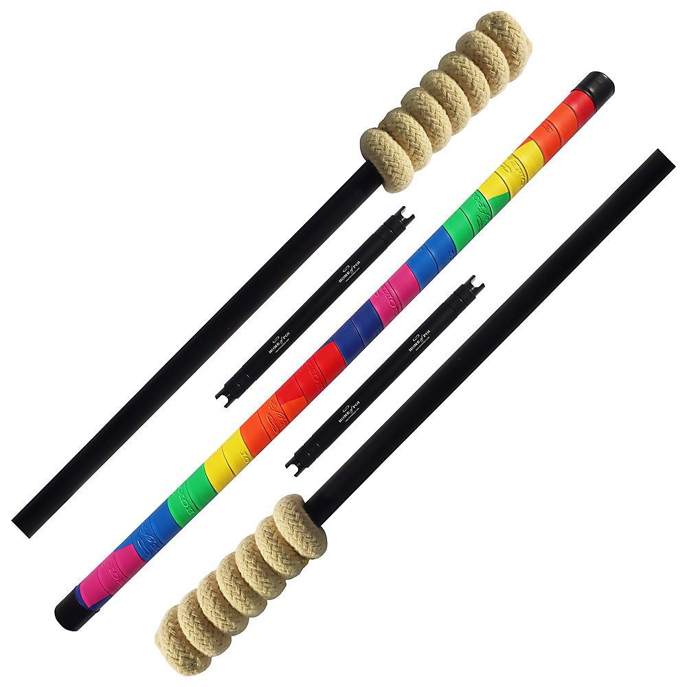 Flow Master - Fire Staff with Spiral Rope Wicks