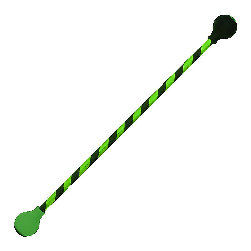 Single Striped Twirling Baton with Knob