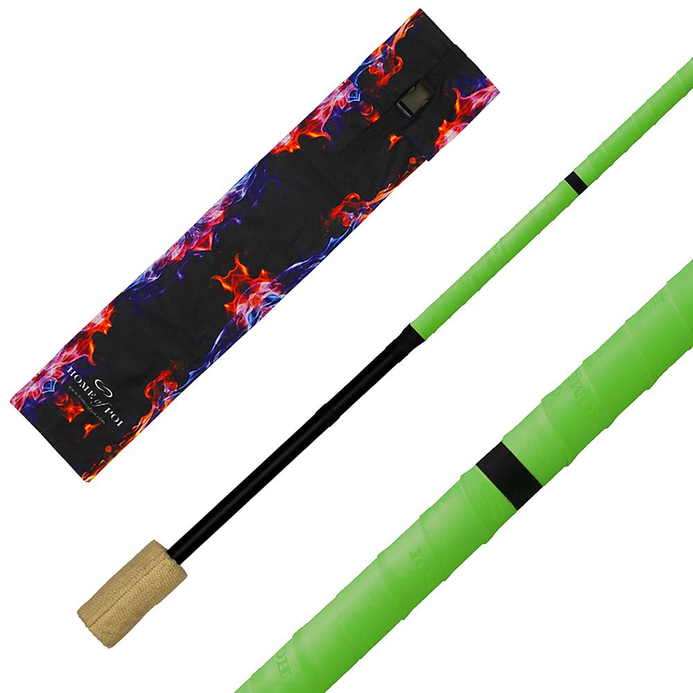 Flow Master - Fire Staff with 100mm wicks