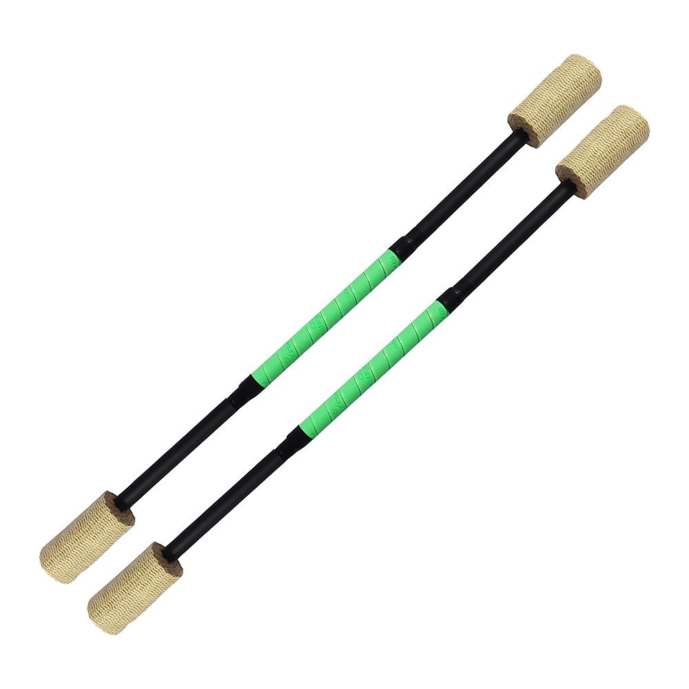 Flow Master - Short Fire Staff with 4 inch wicks