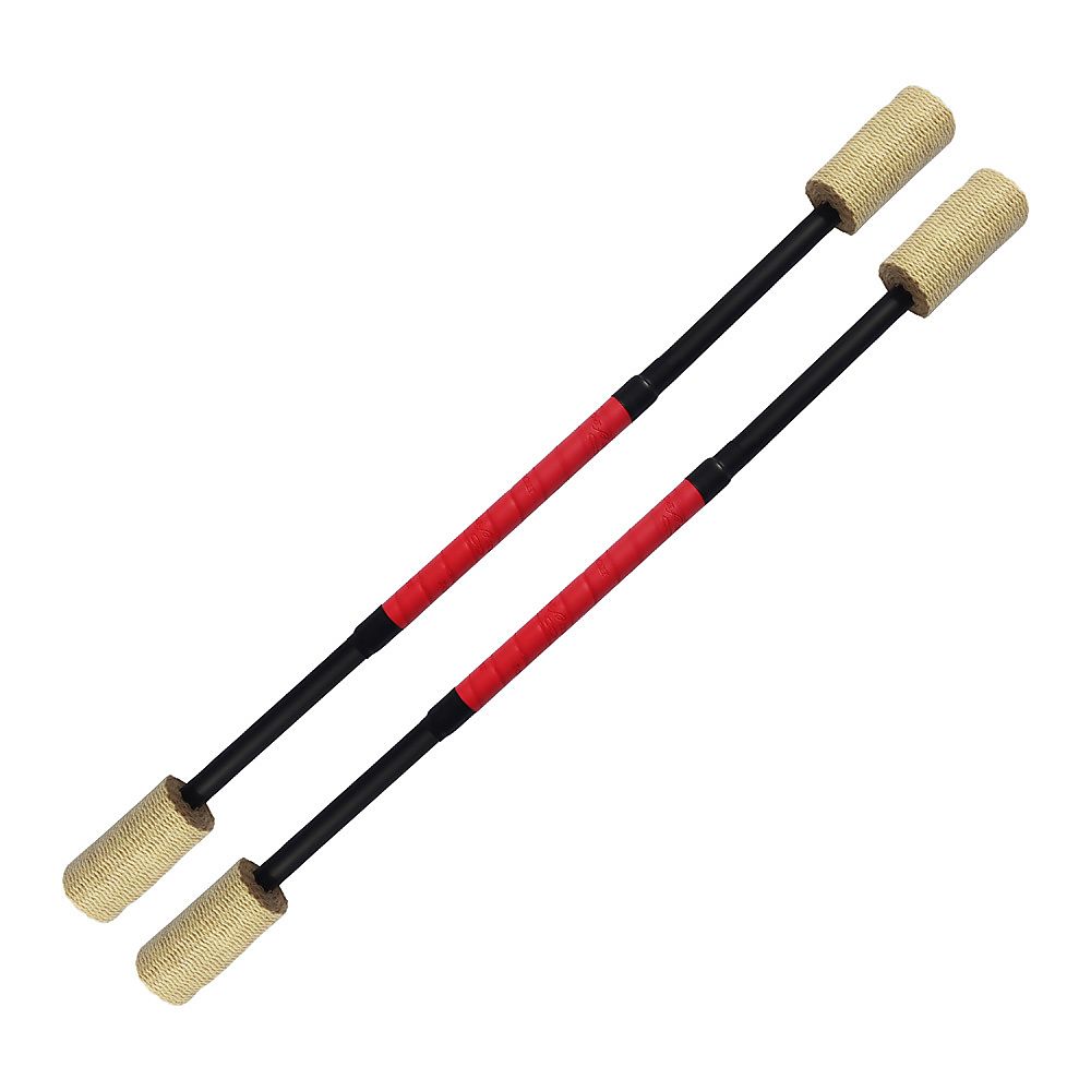 Flow Master - Short Fire Staff with 4 inch wicks