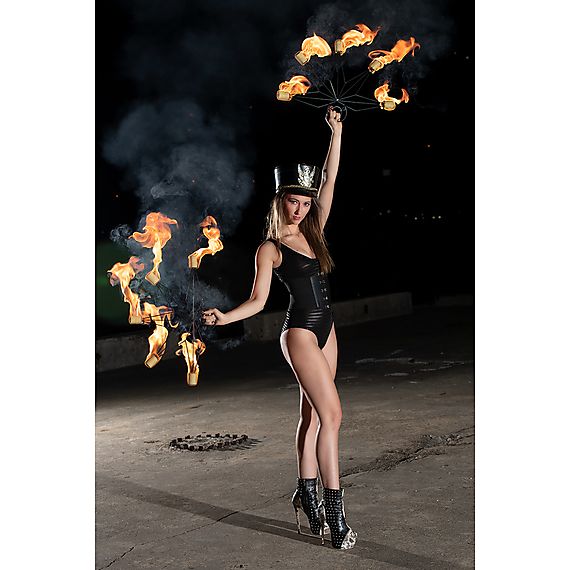 Pair of Nautical Fire Fans