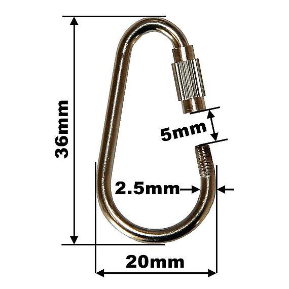 Single Pear Shaped Quicklink