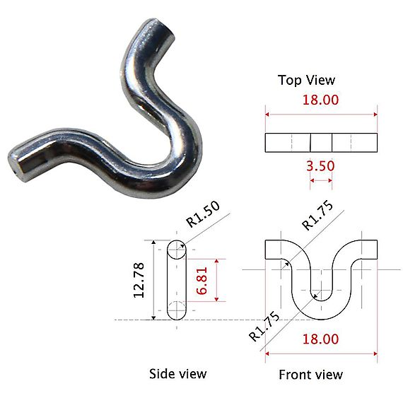 Single WT4 Saddle Rod